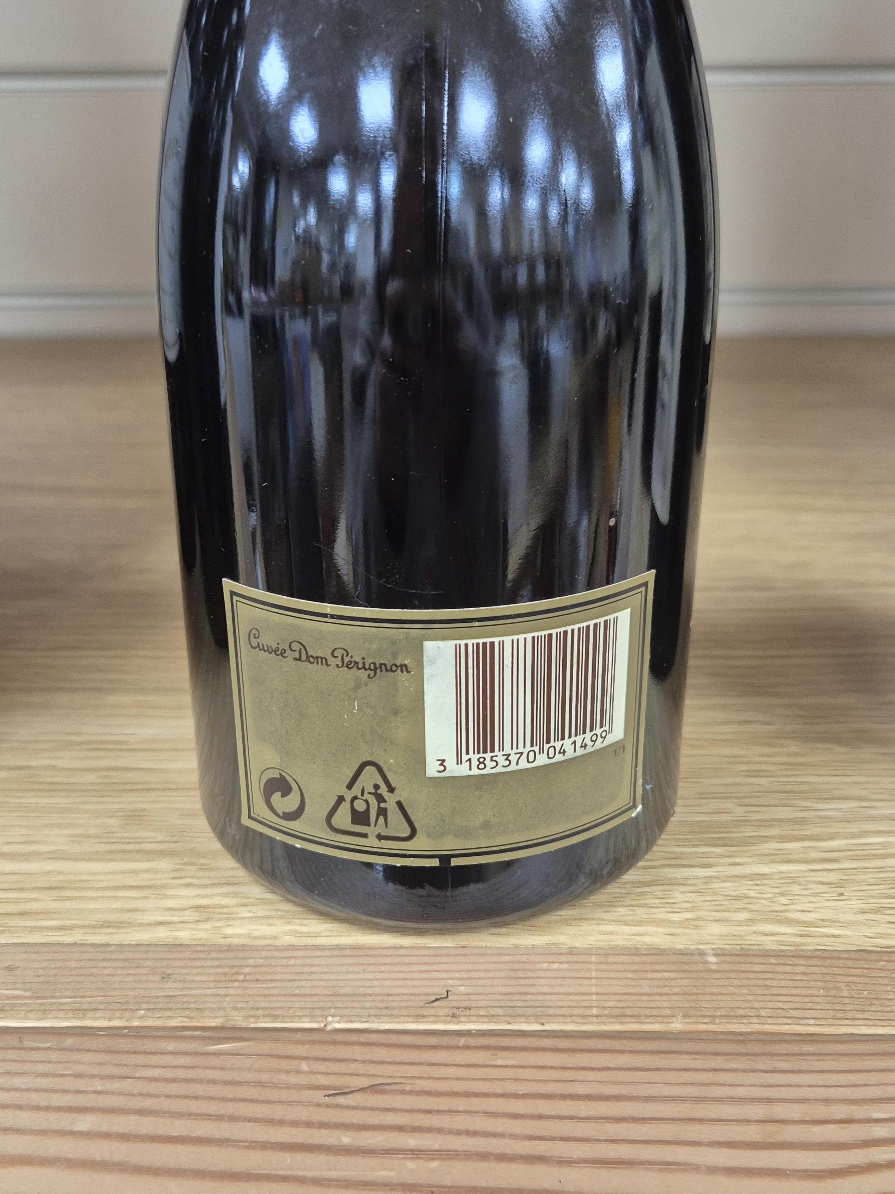 A bottle of Moët & Chandon Cuvée Dom Perignon, 1985